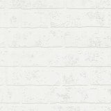 Brewster Home Fashions Bridgers White Exposed Brick Wall Paintable Wallpaper
