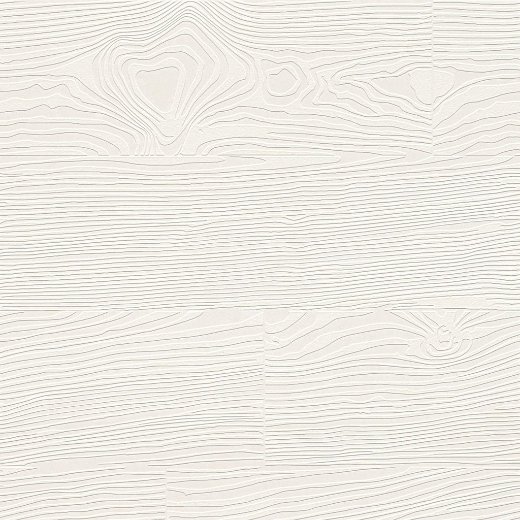 Brewster Home Fashions Wade Planks Paintable White Wallpaper
