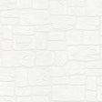 Brewster Home Fashions Gaffrey White Stone Paintable Wallpaper