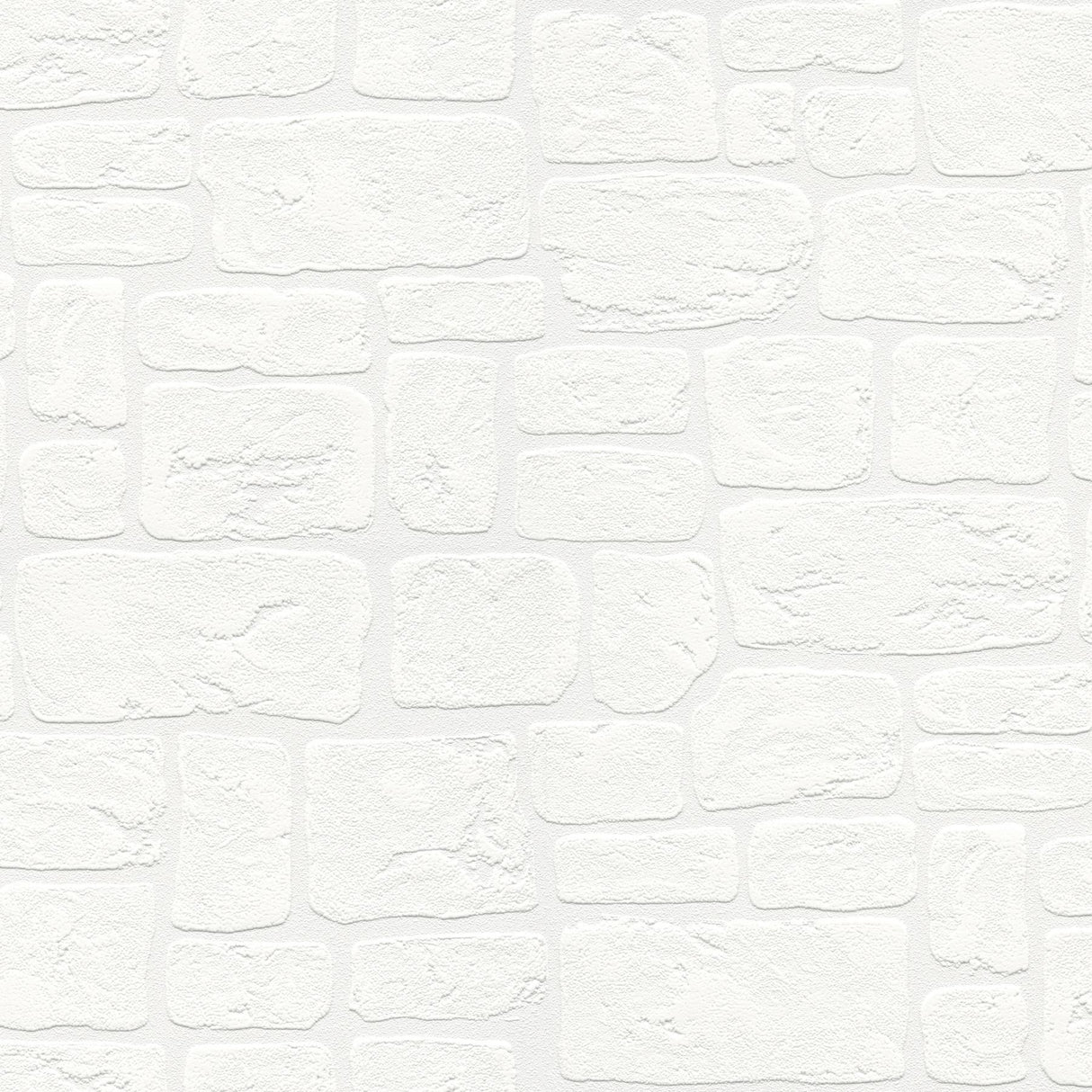 Brewster Home Fashions Gaffrey White Stone Paintable Wallpaper