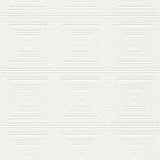 Brewster Home Fashions Wright White Tin Paintable Wallpaper