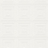Brewster Home Fashions Wright Tin Paintable White Wallpaper
