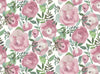 Brewster Home Fashions Blooming Floral Darling Pink Wall Mural