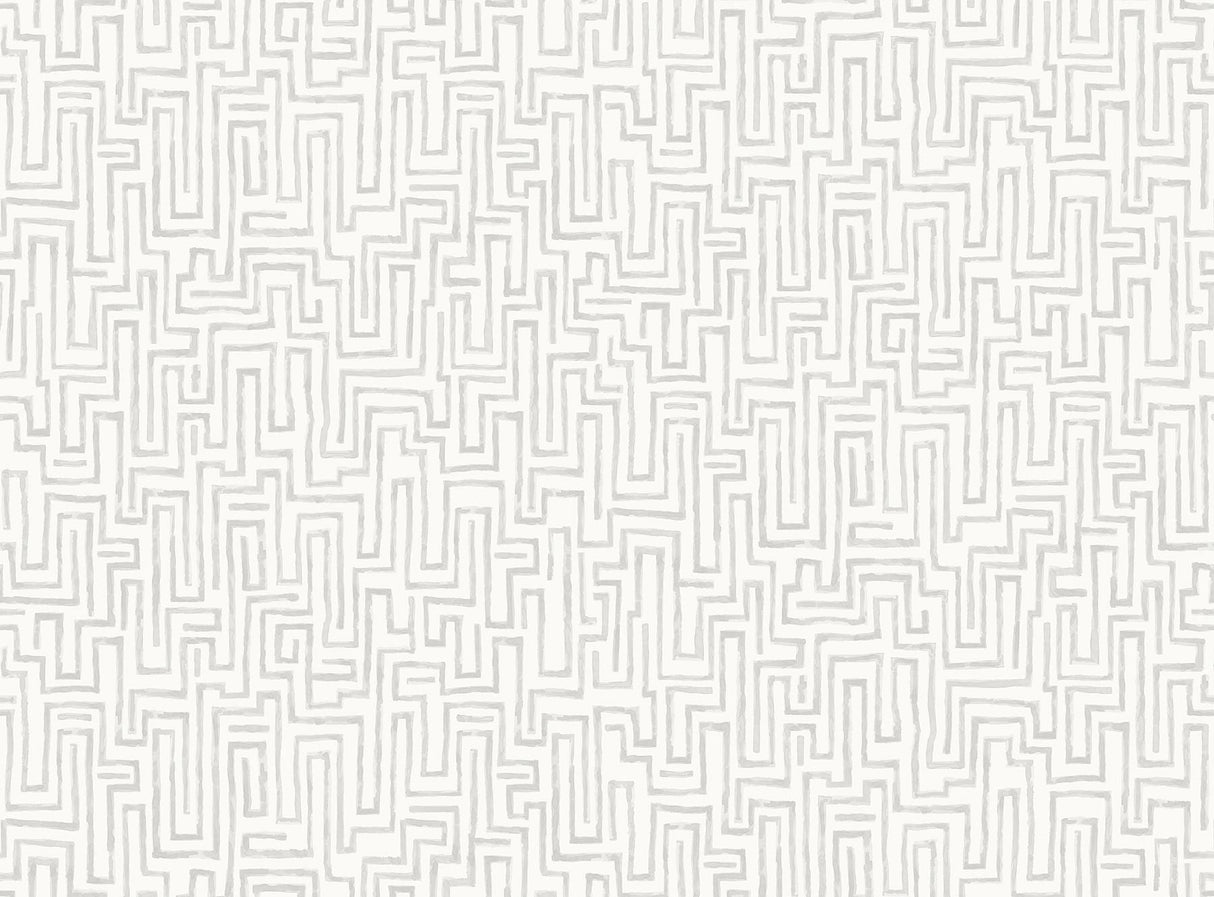 Brewster Home Fashions Maze Dove Grey Wall Mural