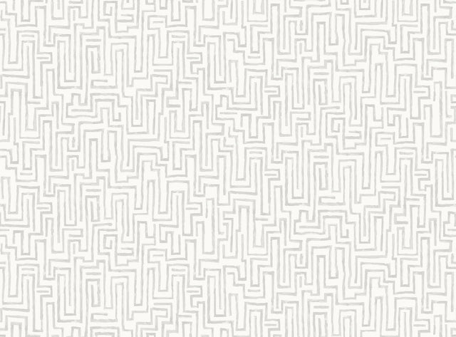 Brewster Home Fashions Maze Dove Grey Wall Mural