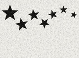 Brewster Home Fashions Terrazzo Stars Black on Dove Grey Wall Mural Greys Wallpaper
