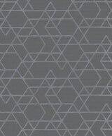 Brewster Home Fashions Montego Dark Grey Geometric Wallpaper