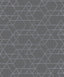 Brewster Home Fashions Montego Dark Grey Geometric Wallpaper