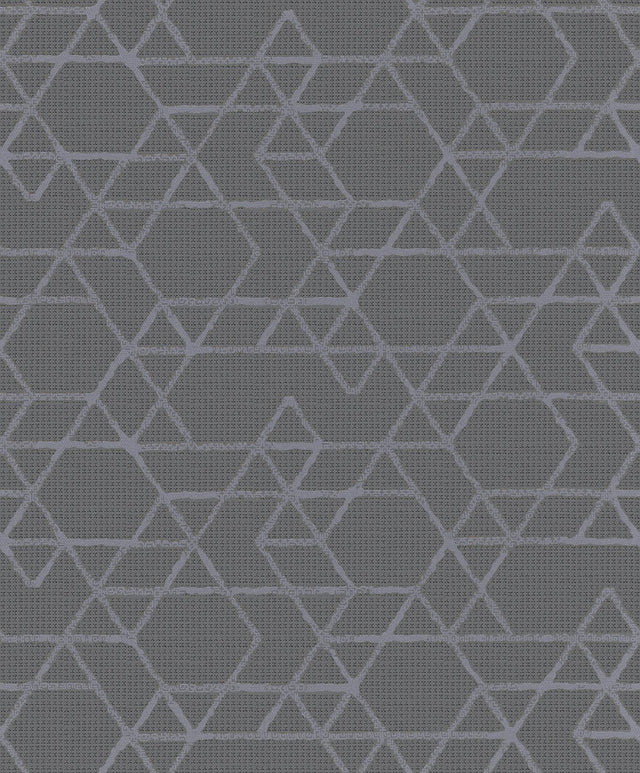 Brewster Home Fashions Montego Dark Grey Geometric Wallpaper