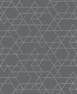 Brewster Home Fashions Montego Geometric Dark Grey Wallpaper