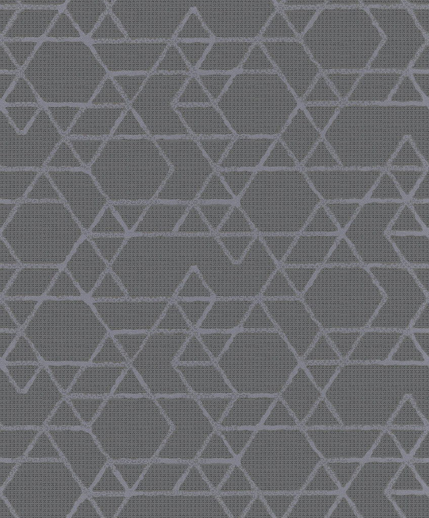 Brewster Home Fashions Montego Geometric Dark Grey Wallpaper