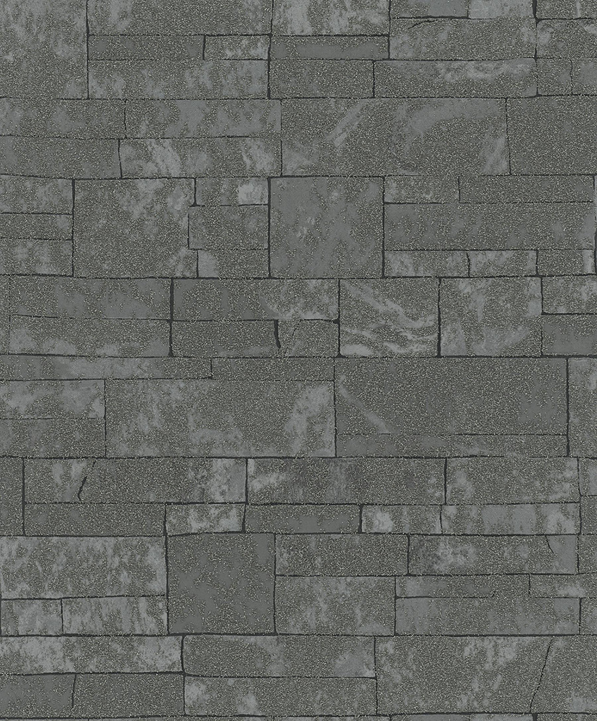 Brewster Home Fashions Hernando Stones Charcoal Wallpaper