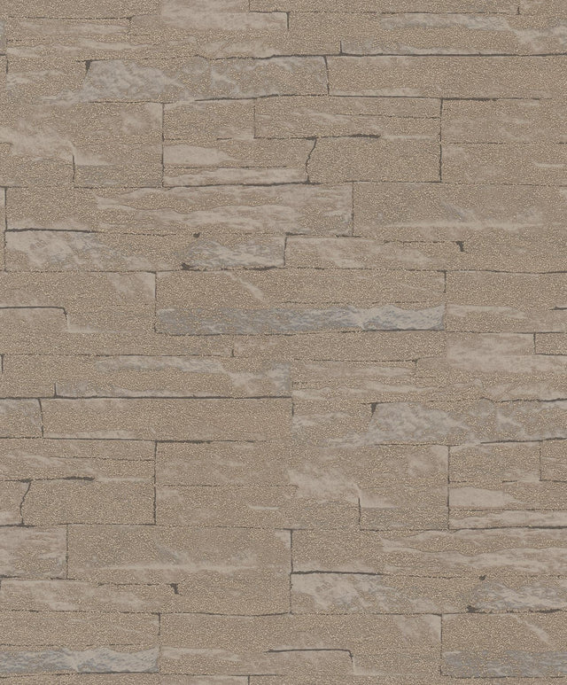 Brewster Home Fashions Rheta Brown Stone Wallpaper