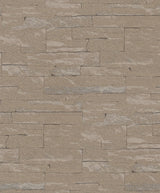 Brewster Home Fashions Rheta Stone Brown Wallpaper