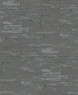 Brewster Home Fashions Rheta Charcoal Stone Wallpaper