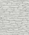 Brewster Home Fashions Kamen Light Grey Stone Wallpaper