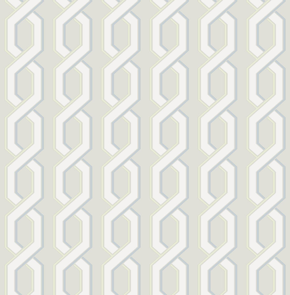 Brewster Home Fashions Twist Geometric Grey Wallpaper