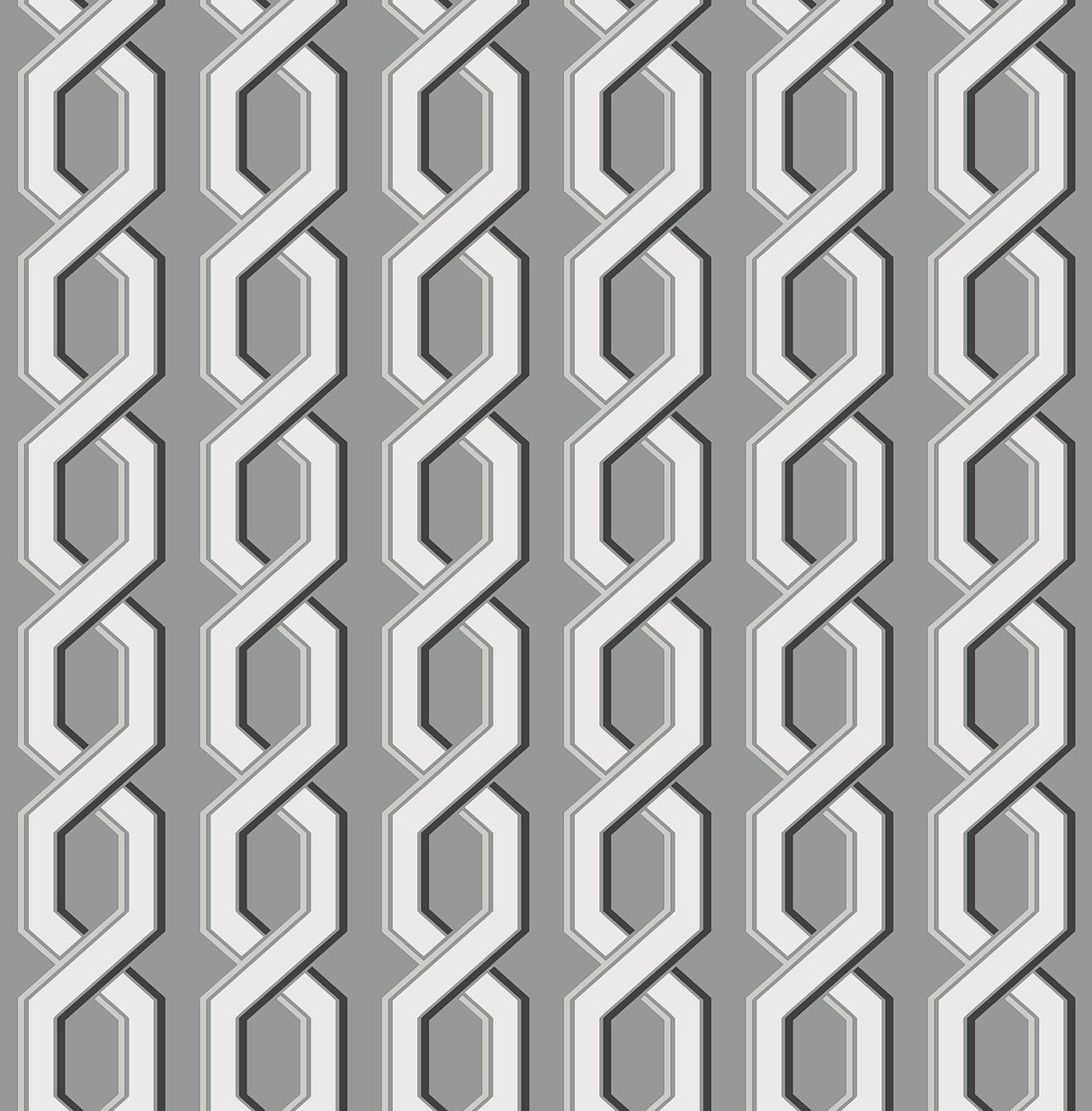 Brewster Home Fashions Twist Black Geometric Wallpaper
