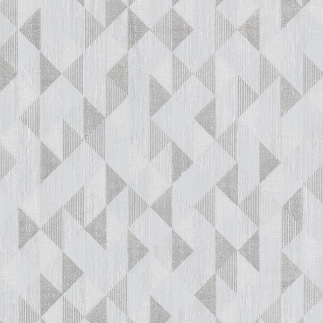 Brewster Home Fashions Ethan Silver Triangle Wallpaper