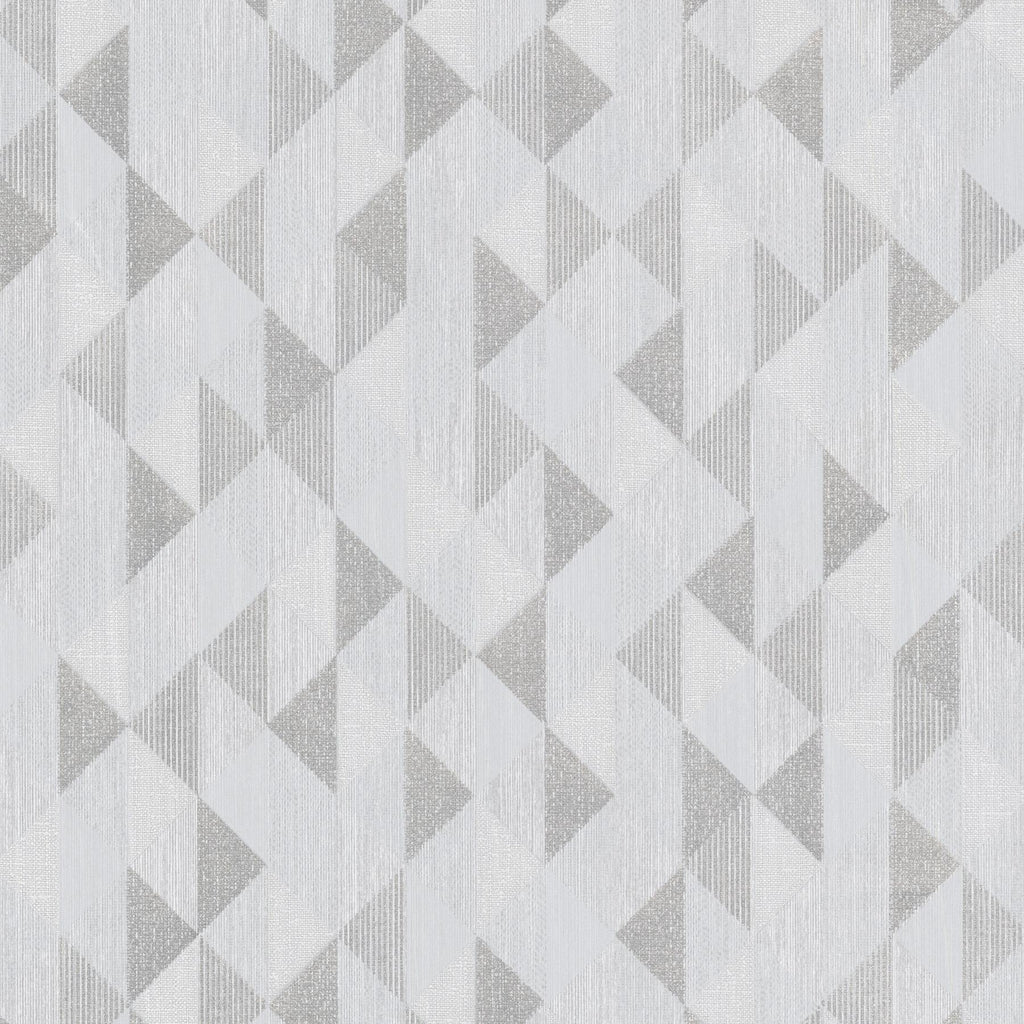 Brewster Home Fashions Ethan Silver Triangle Wallpaper