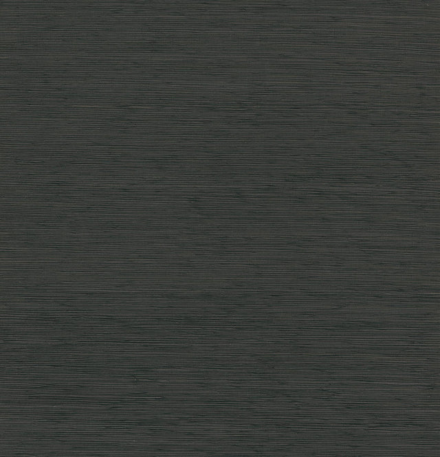 A-Street Prints Kira Charcoal Hemp Grasscloth Wallpaper