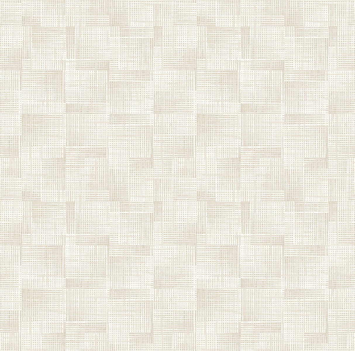 A-Street Prints Ting Cream Lattice Wallpaper