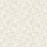 A-Street Prints Ting Lattice Cream Wallpaper