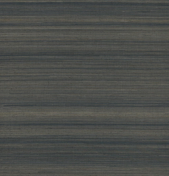 A-Street Prints Mai Indigo Abaca Grasscloth Wallpaper