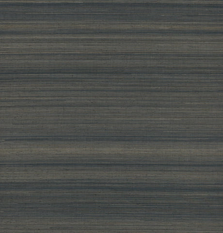 A-Street Prints Mai Abaca Grasscloth Indigo Wallpaper