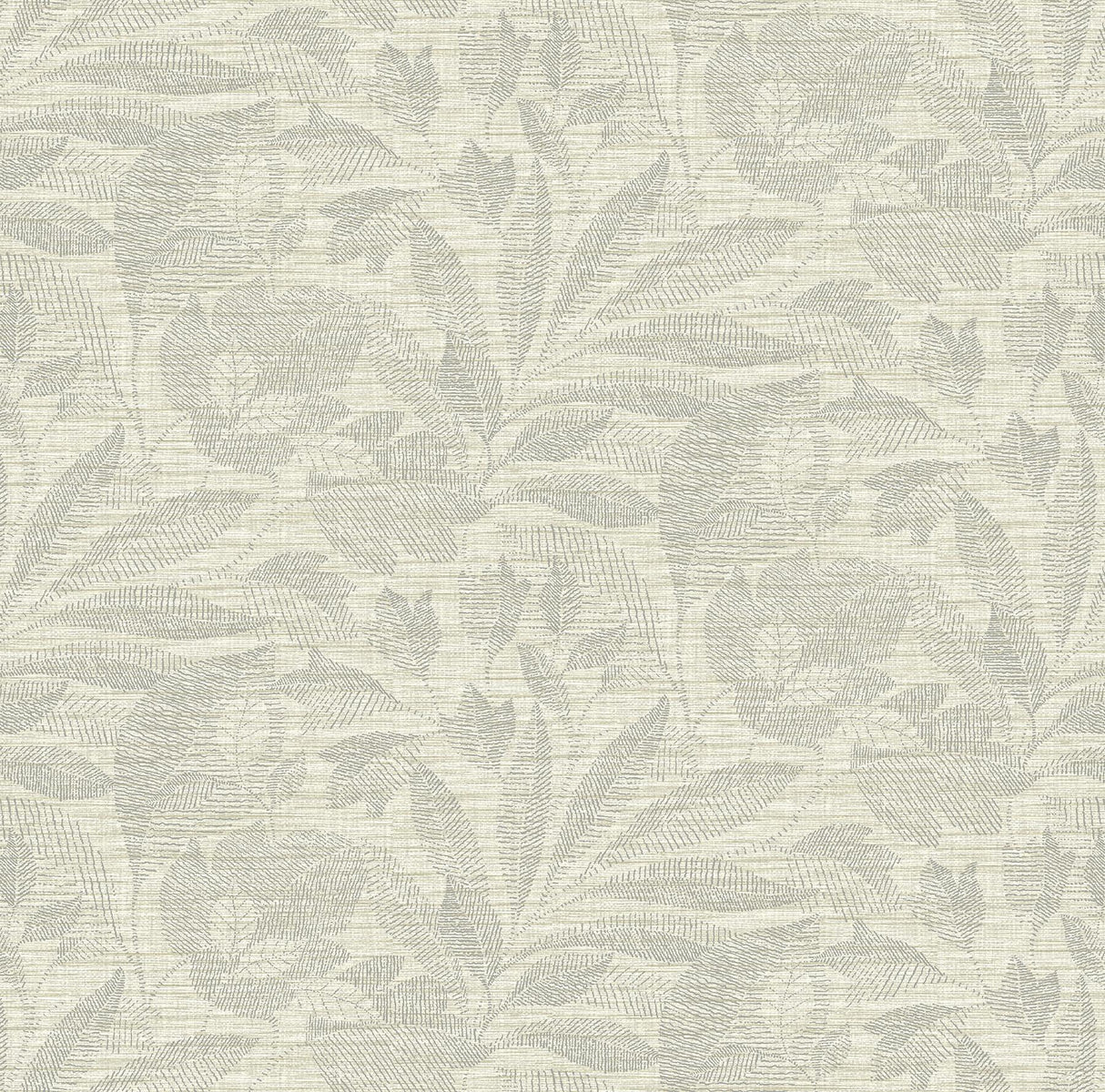 A-Street Prints Lei Silver Lei Wallpaper