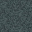 A-Street Prints Lei Navy Leaf Wallpaper