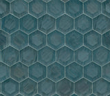 A-Street Prints Shunan Blue Wood Veneer Inlay Wallpaper