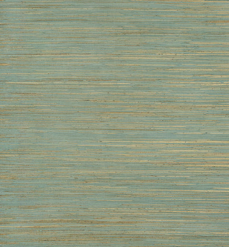 A-Street Prints Kira Turquoise Hemp Grasscloth Wallpaper