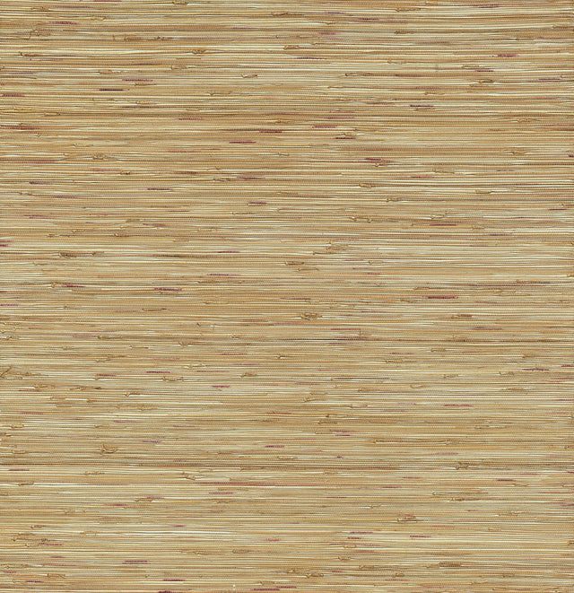 A-Street Prints Shuang Light Brown Handmade Grasscloth Wallpaper