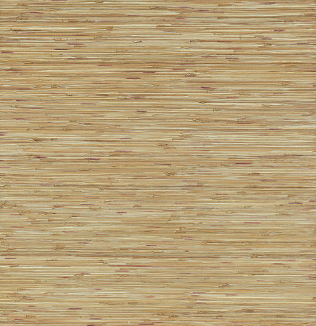 A-Street Prints Shuang Handmade Grasscloth Light Brown Wallpaper