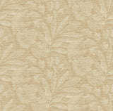 A-Street Prints Lei Leaf Wheat Wallpaper