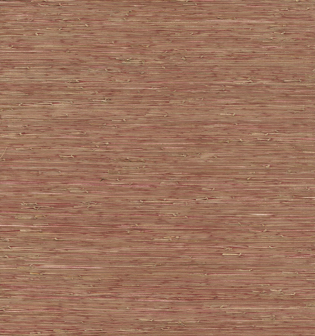 A-Street Prints Shuang Raspberry Handmade Grasscloth Wallpaper