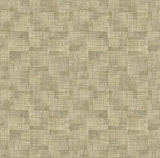 A-Street Prints Ting Brown Lattice Wallpaper