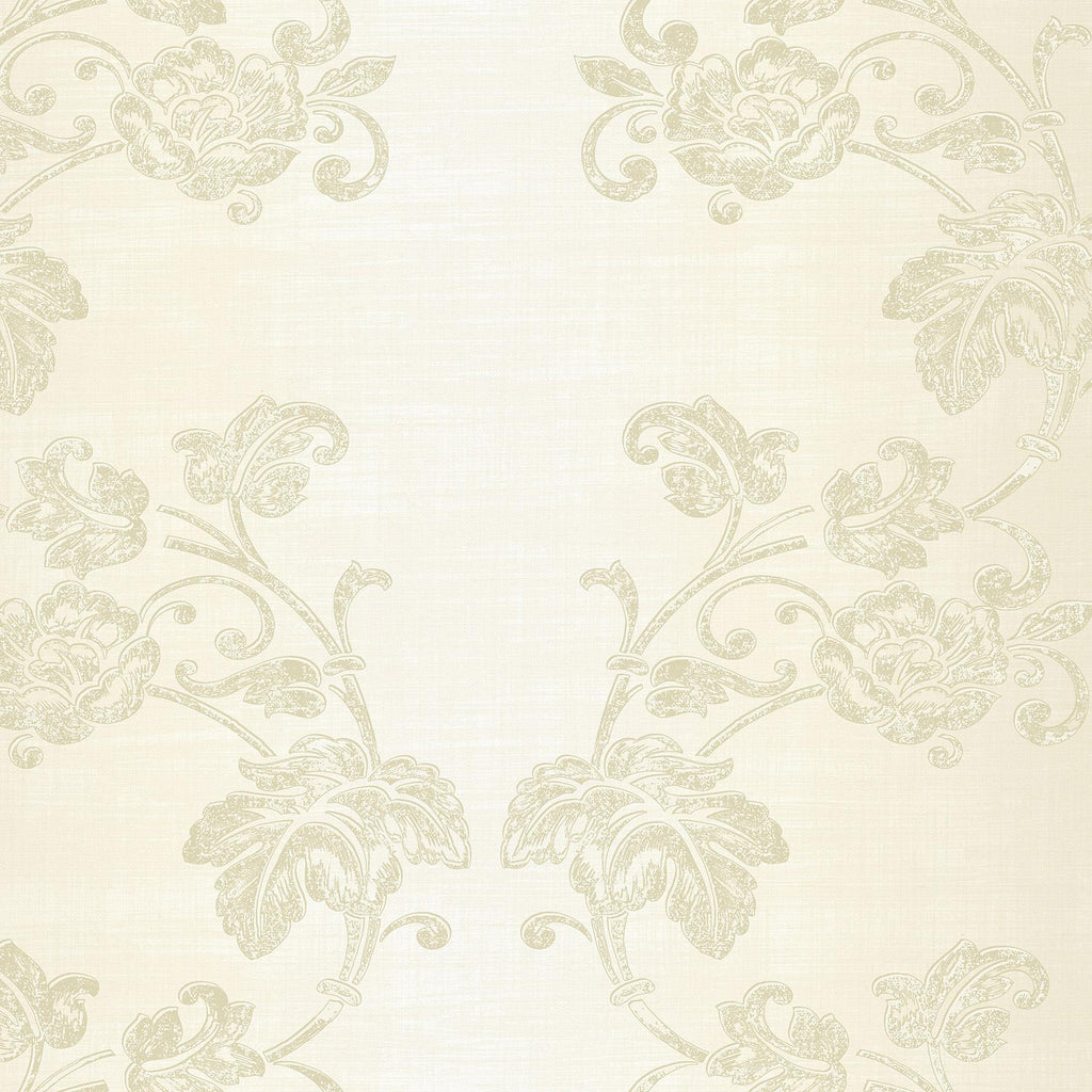 Brewster Home Fashions Jacobean Ogee Taupe Wallpaper