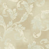 Brewster Home Fashions Brown Clean Acanthus Leaf Scroll Wallpaper