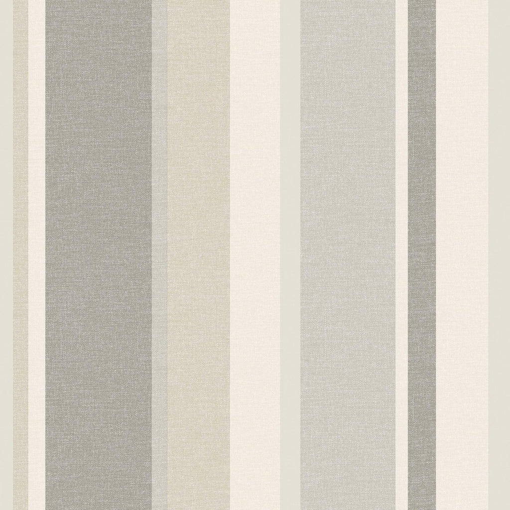 Brewster Home Fashions Raya Beige Linen Stripe Wallpaper
