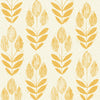Brewster Home Fashions Scandinavian Yellow Block Print Tulip Wallpaper