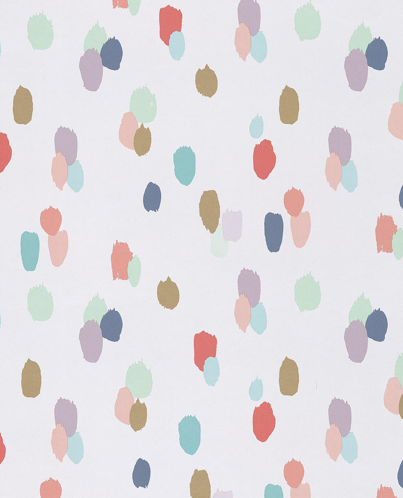 Brewster Home Fashions Amalie Painted Dots Ecru Wallpaper