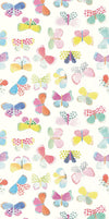 Brewster Home Fashions White Butterflies In My Stomach Wall Mural