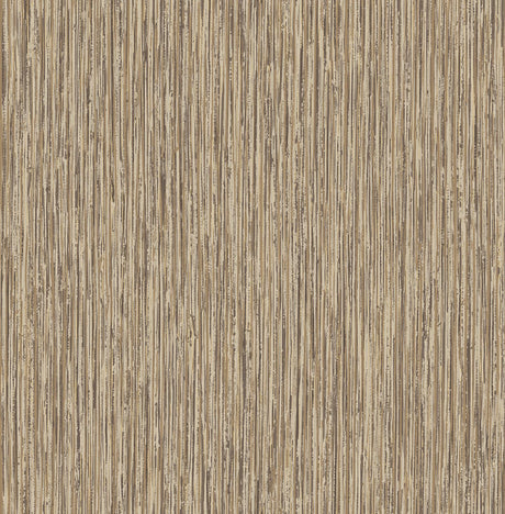Brewster Home Fashions Kofi Brown Faux Grasscloth Wallpaper