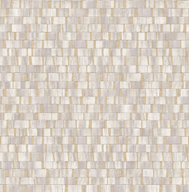 Brewster Home Fashions Constantine Neutral Faux Wood Wallpaper