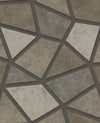 Brewster Home Fashions Coty Brown Mosaic Wallpaper