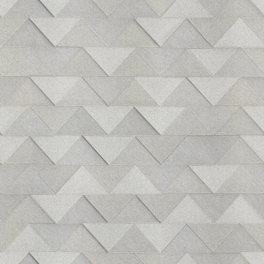 Brewster Home Fashions Matrix Grey Triangle Wallpaper