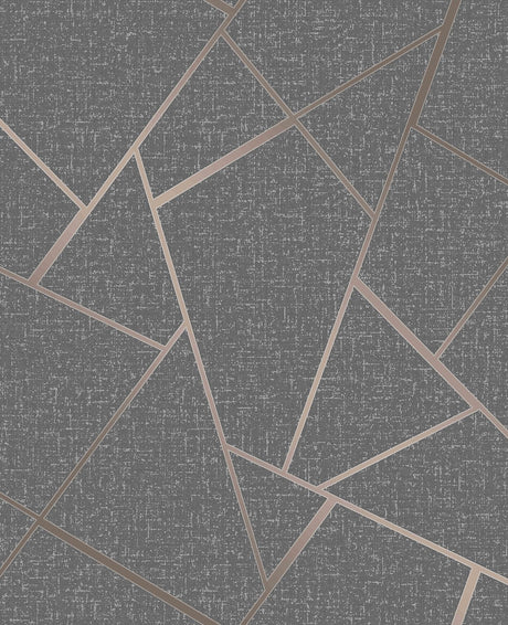 Brewster Home Fashions Quartz Copper Fractal Wallpaper
