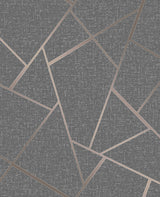 Brewster Home Fashions Quartz Fractal Copper Wallpaper
